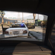 Pulling up to a group of police and other roleplayers during my ridealong.